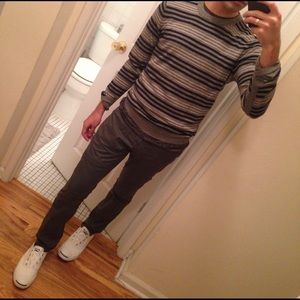 Rag & Bone Striped Merino Wool Sweater, Size Small